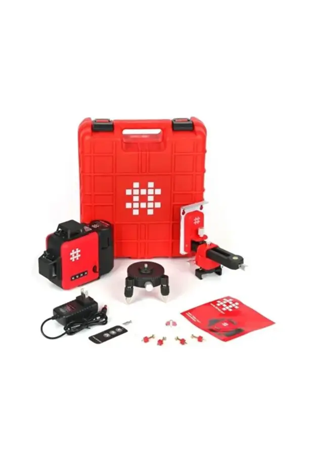 Shijing Tools 12 Çizgi (3D) Yeşil Çizgi Lazer 7859E