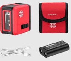 Shijing Tools 8150 Çapraz Mini Lazer – Cep Tipi, Kılıflı