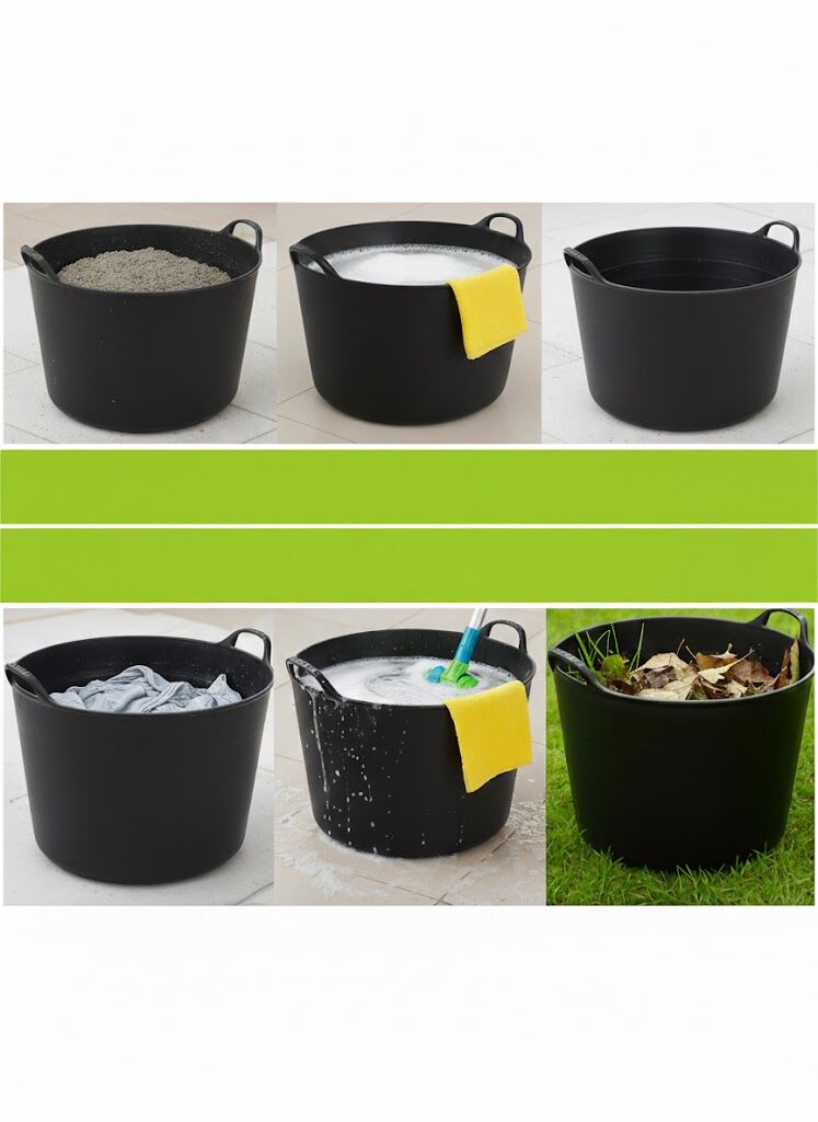 Kristal Elastik Kova (26 Litre) – Pratik, Dar Gövdeli ve Kırılmaz