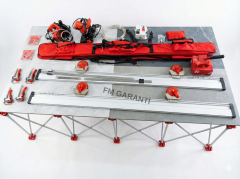 Shijing Tools Taşınabilir Büyük Plaka Kesme Makinası 9510-3200 Raylı Sulu Kesim ( ÇİFT KAFALI + MANUEL KESİM APARATI )