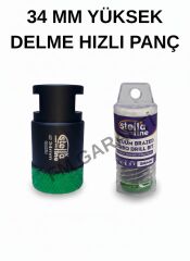 Stella 34 mm Vakumlu Yüksek Hızlı Elmas Panç -  Yeşil