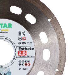 Distar Elmas kesme bıçağı 1A1R 115 Esthete