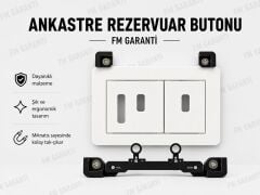ANKASTRE GİZLİ REZERVUAR BUTONU - ALTTAN