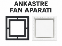 Ankastre Fan Havalandırma Aparatı ( KARE ) — Seramik Uyumlu