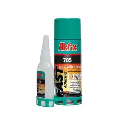 AKFİX 705 ÜNİVERSAL HIZLI YAPIŞTIRICI (B50GR+200ML)