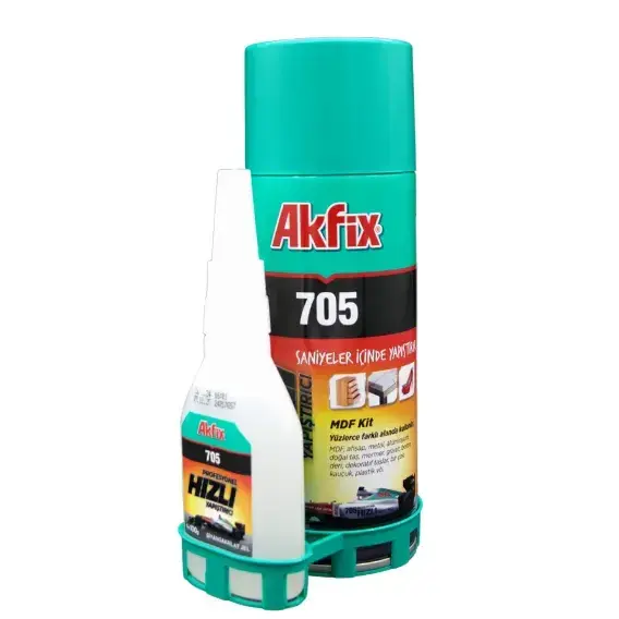 AKFİX 705 Üniversal Hızlı Yapıştırıcı (400ml + 100gr)