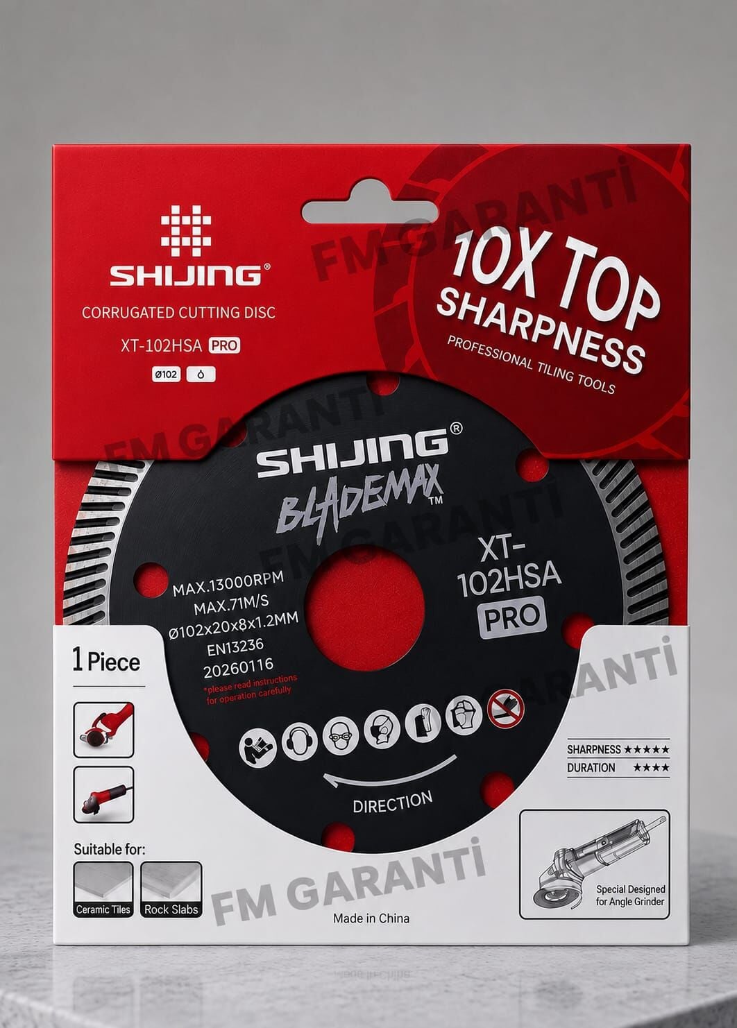 Shijing Tools BladeMax Derz Kazıma Testeresi Ø102 mm