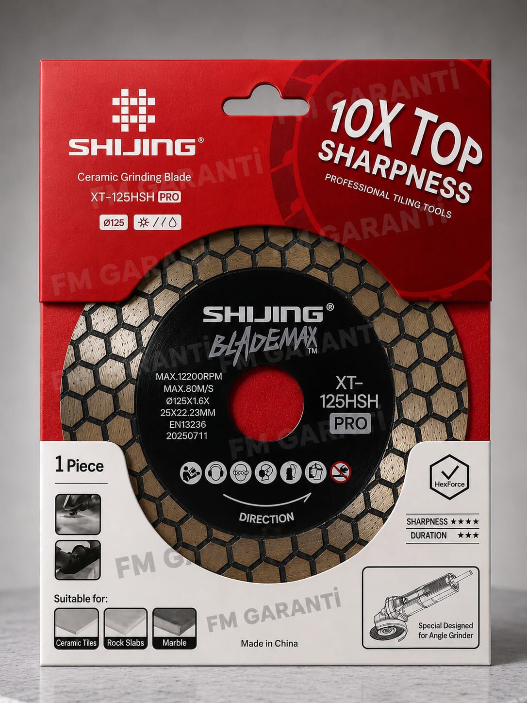 Shijing Tools BladeMax XT-125HSH PRO Seramik Testeresi Ø125 mm