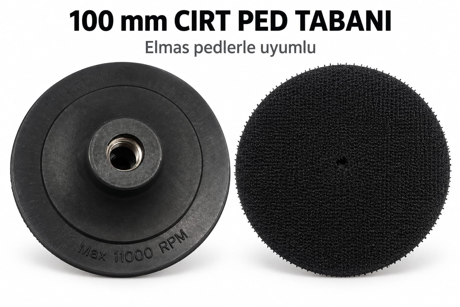 ELMAS PED ZIMPARA TABANI 100 MM