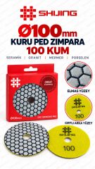 SHİJİNG TOOLS ELMAS PED ZIMPARA - 100 KUM