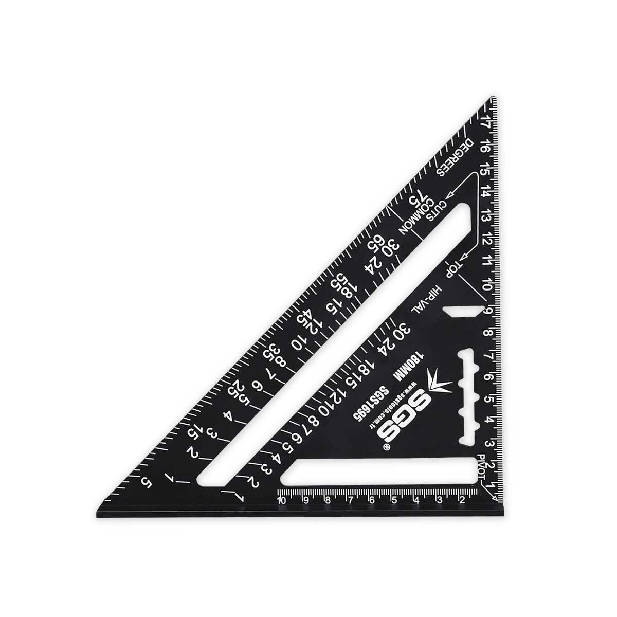 SGS ALÜMİNYUM ÜÇGEN GÖNYE 180 MM
